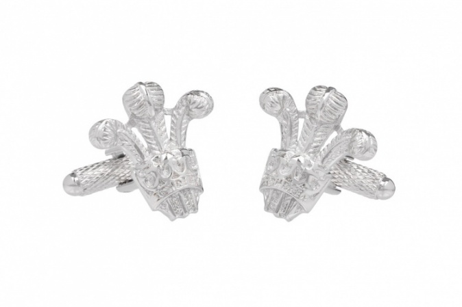 Prince of Wales Feathers Cufflinks