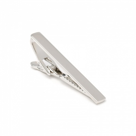 Silver Narrow Tie Clip