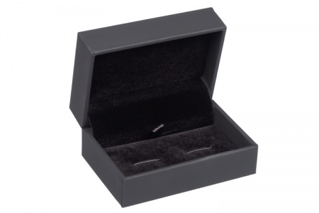 Square Plain Cufflinks in Silver
