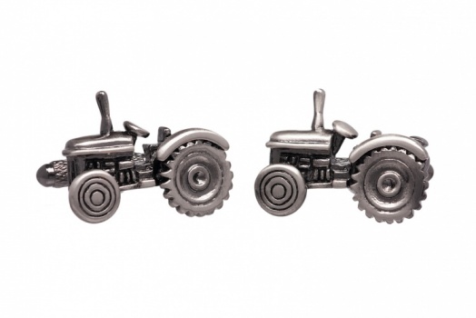 Novelty Cufflinks Farmer Gift BOXED Tractor Design