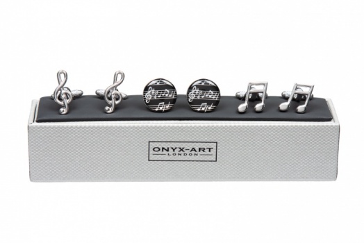 Gift Set of Music Cufflinks