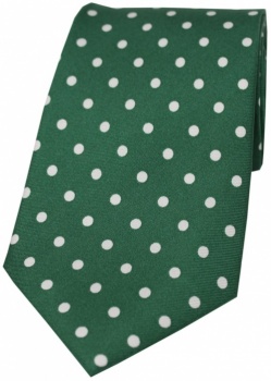 Green Polka Dot Tie