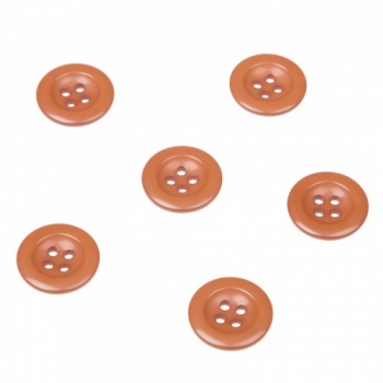 Pack of 6 Tan Sew on Buttons for Braces Trousers