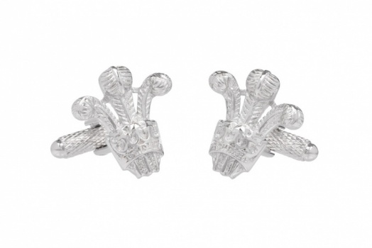 Prince of Wales Feathers Cufflinks