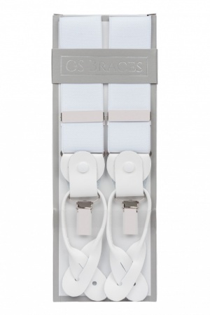 White 2 in 1 Braces
