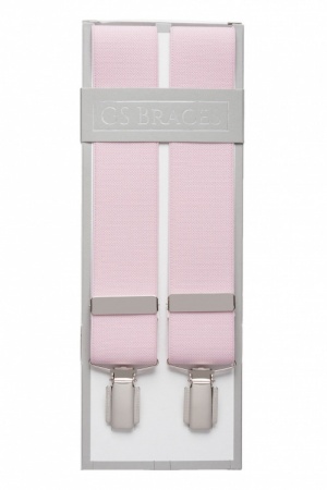 Y Clip Braces Pink