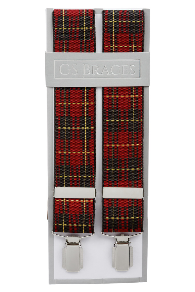 Tartan Braces in XXXL Plus Sizes